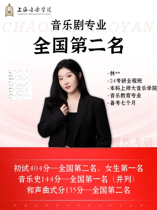 林同学 · 上海音乐学院音乐剧成绩封面