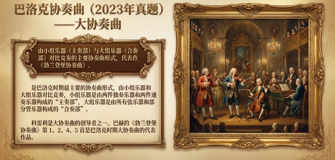 巴洛克协奏曲：体裁与历史场景