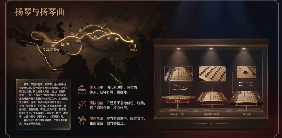 扬琴与扬琴曲：传播与乐器形态